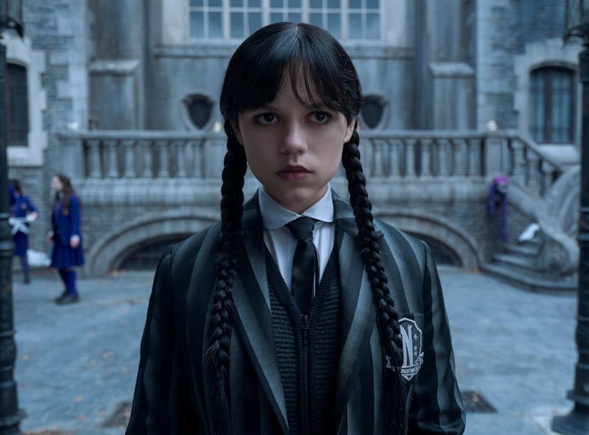 Jenna Ortega revealed her issue with her 'Wednesday' schoolgirl costume.