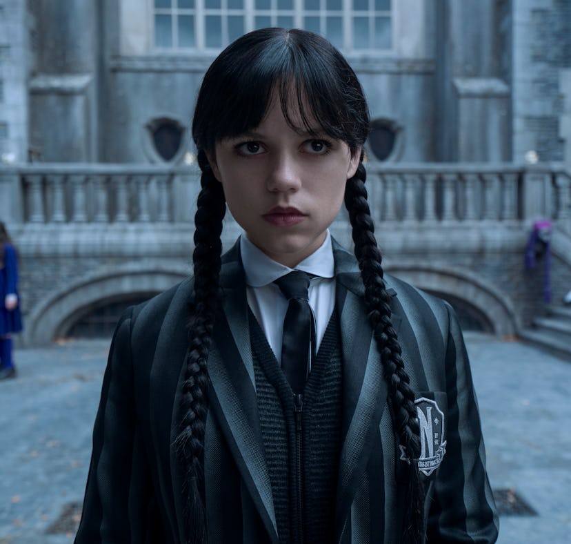 Jenna Ortega revealed her issue with her 'Wednesday' schoolgirl costume.