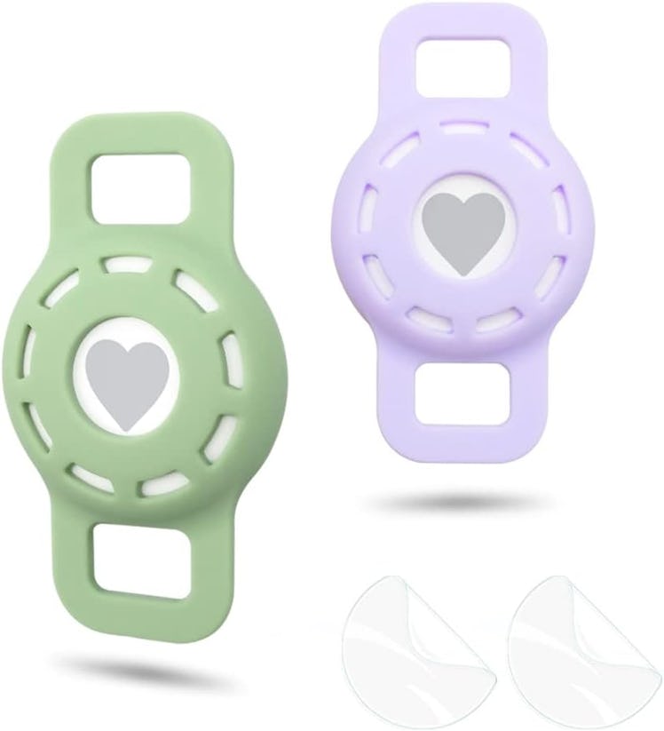 WHALEZON AirTag Holder for Cat Collar (2-Pack)