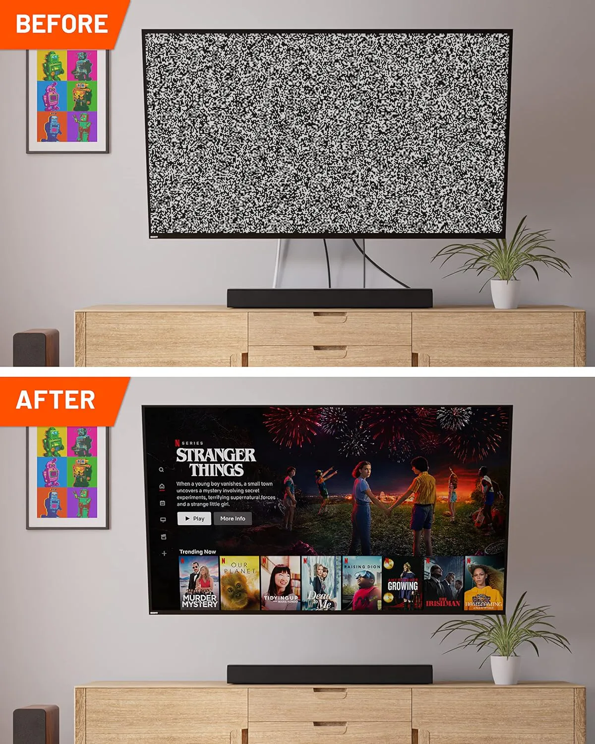 ECHOGEAR TV Cord Hider