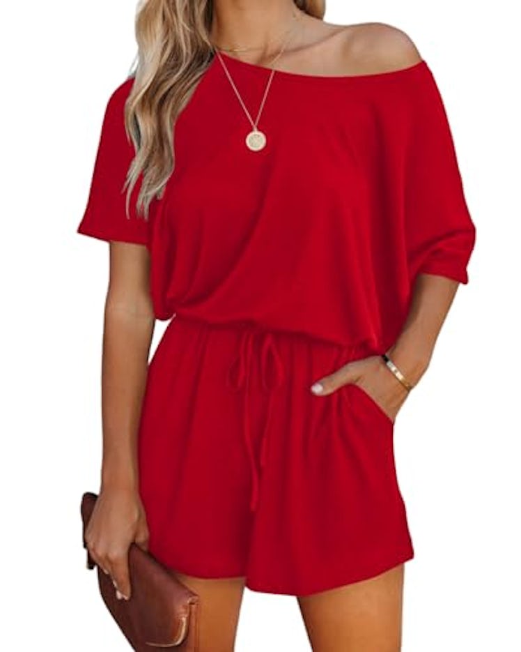 Lacozy Off-The-Shoulder Romper
