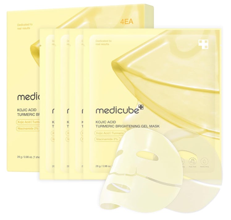medicube Brightening Gold Gel Mask (4-Pack)