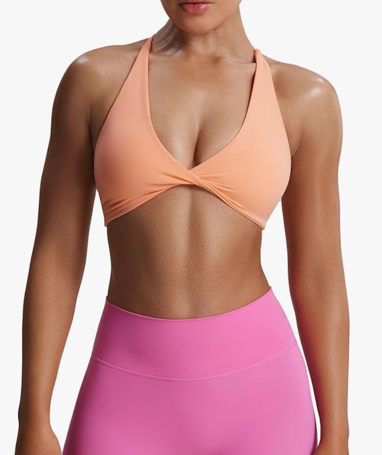 Aoxjox Twist Front Sports Bra