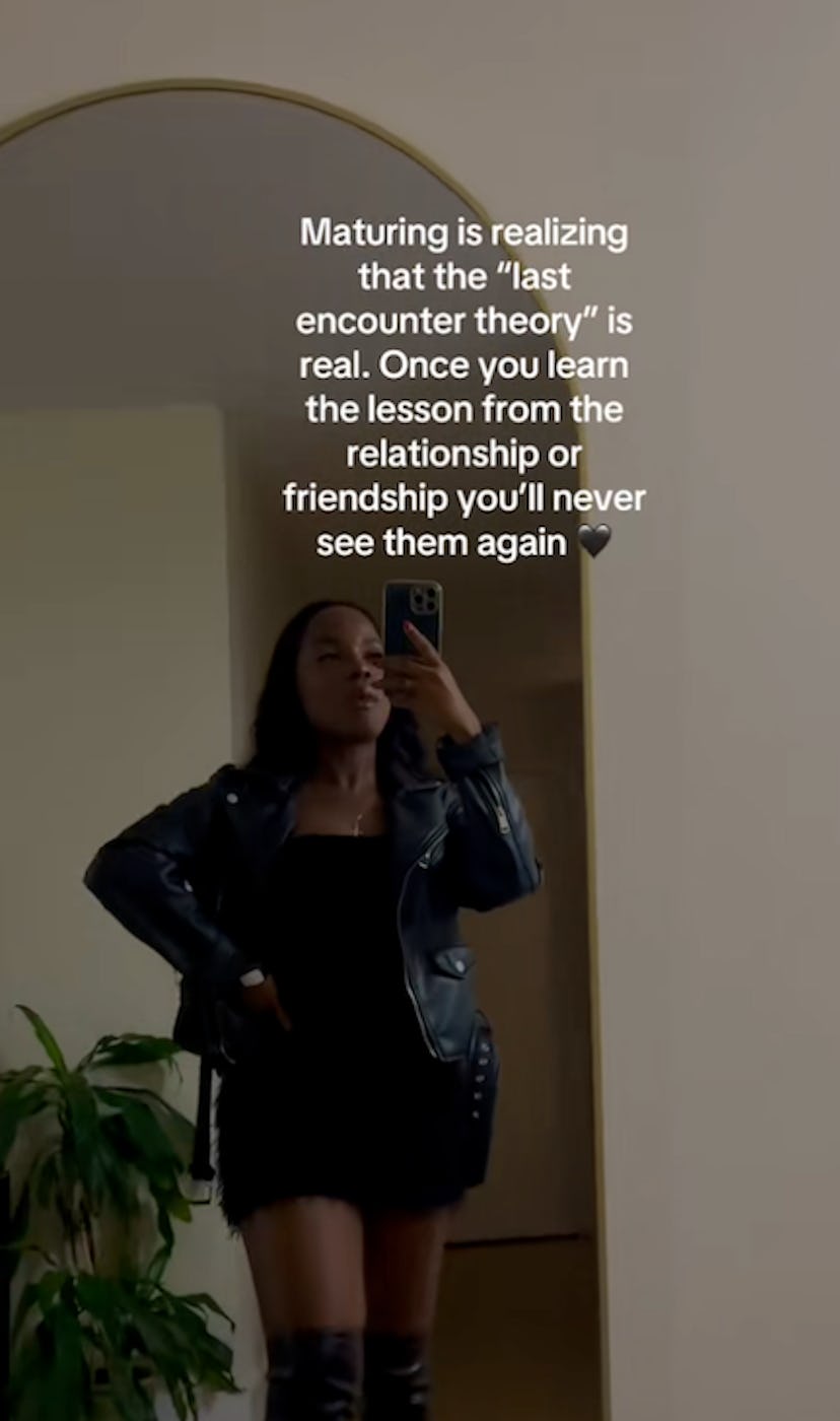 Last meeting theory.