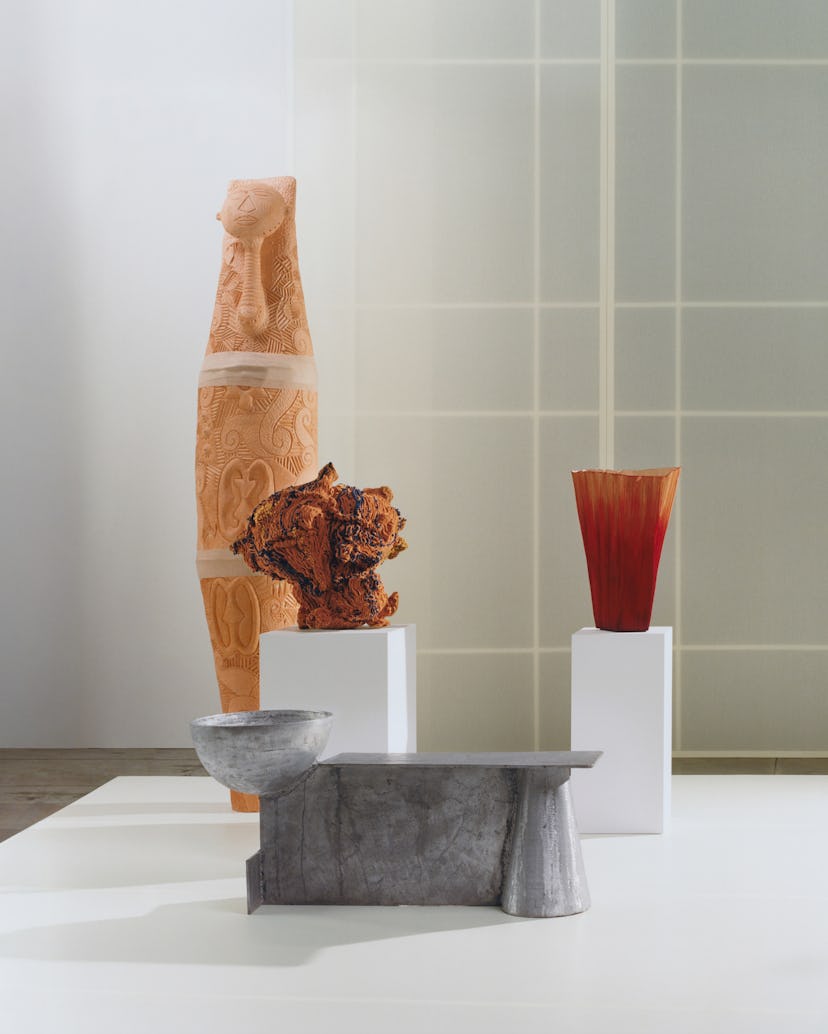 Works from the 2025 Loewe Foundation Craft Prize Finalists. Courtesy of Loewe.