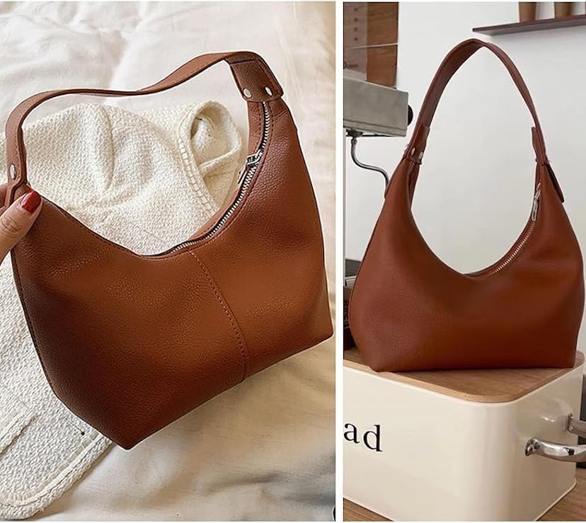 Ann Bully Vegan Leather Shoulder Bag