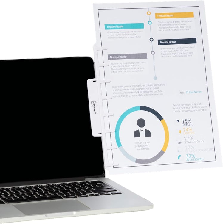 Note Tower Monitor Document Paper Holder