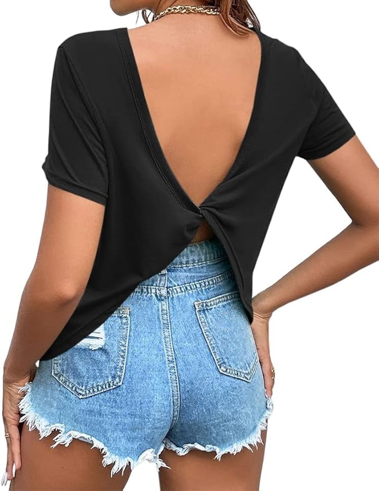 Zuoyouzi Backless Top