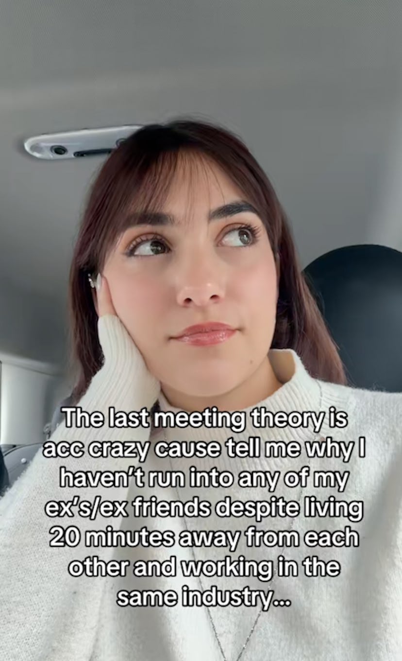 The last meeting theory.