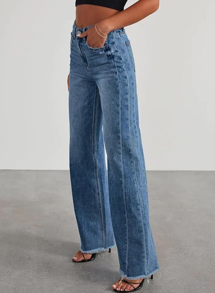 Sidefeel Strechy Wide Leg Jeans