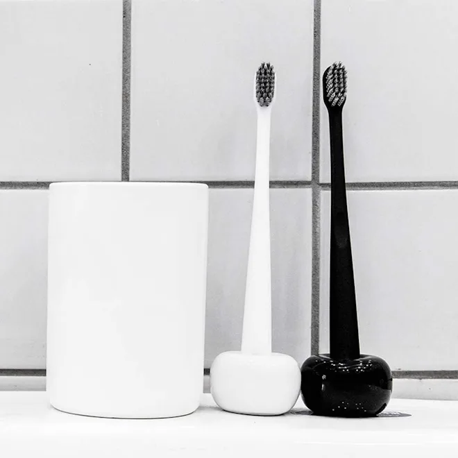 Airmoon Ceramic Toothbrush Holders (2-Pack)
