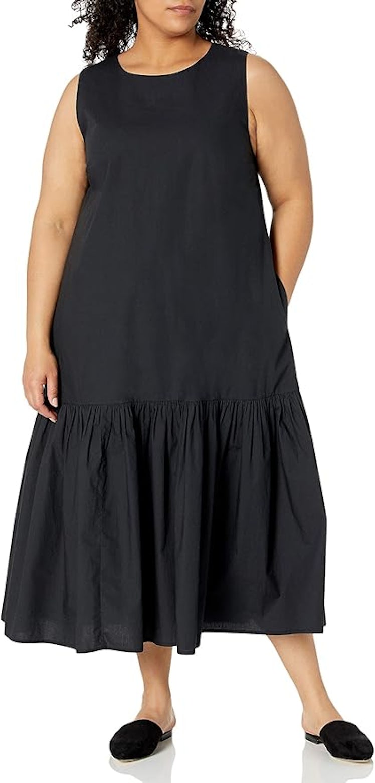 The Drop Ilana Poplin Maxi Dress