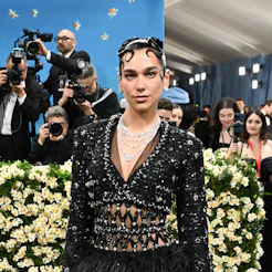 Dua Lipa at the 2025 Met Gala.