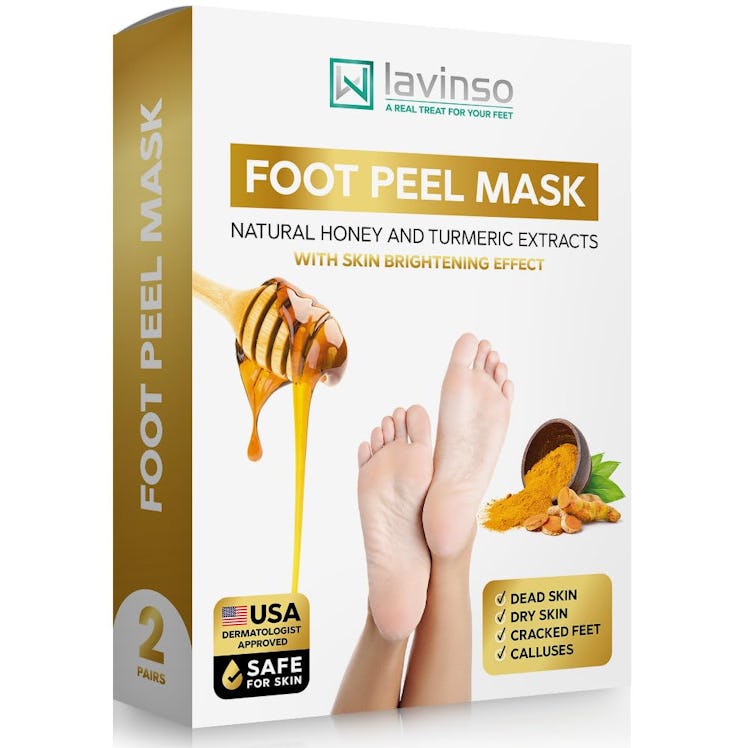 Lavinso Honey Feet Peeling Mask (2-Pack)