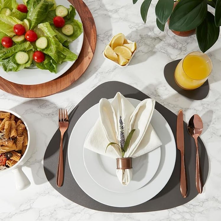 Juvale Faux Leather Placemats (Set of 4)