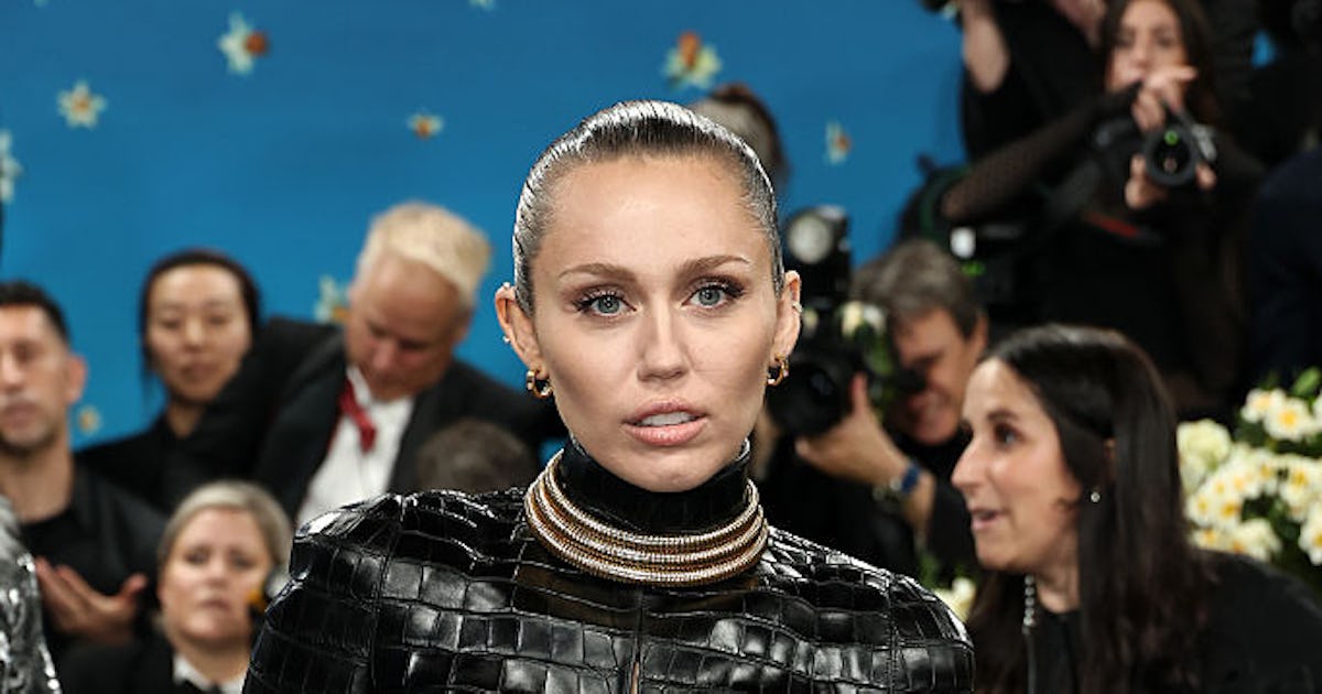 Exclusive: Behind Miley Cyrus' "Origami Braid" At The 2025 Met Gala