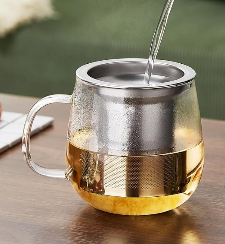 DOPUDO Clear Borosilicate Cup with Infuser