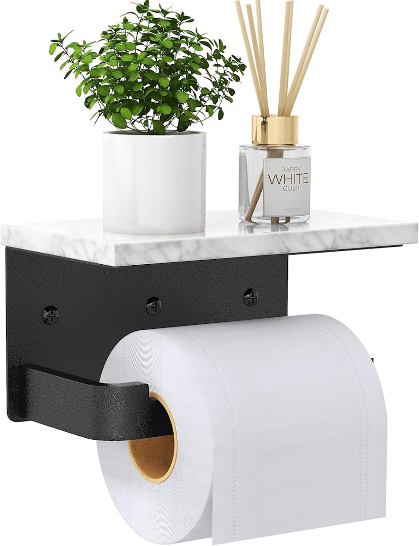 Gypie Toilet Paper Holder With Shelf