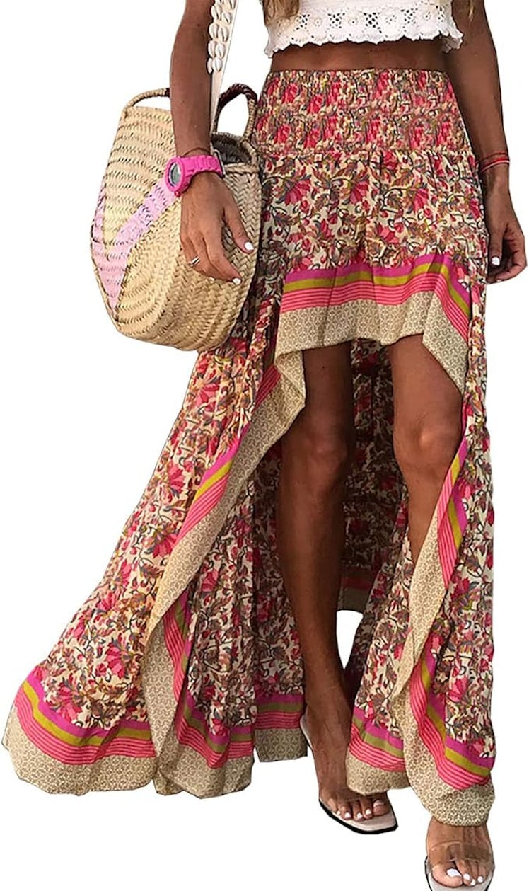 BTFBM High Low Maxi Skirt
