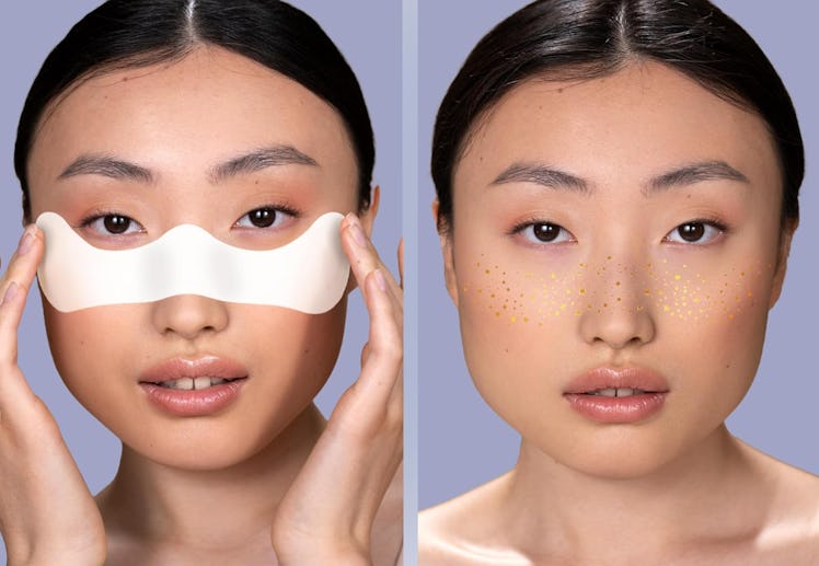 KAZETICA Glitter Freckles Face Tattoo (10 Pieces)