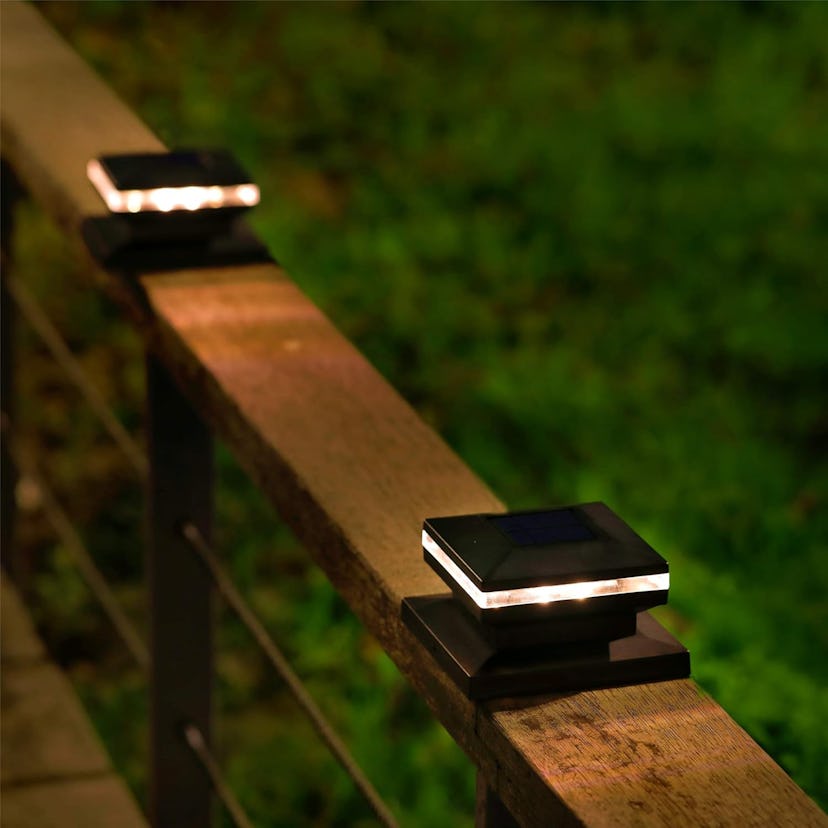 MAGGIFT Lumen Solar Post Lights (2-Pack)