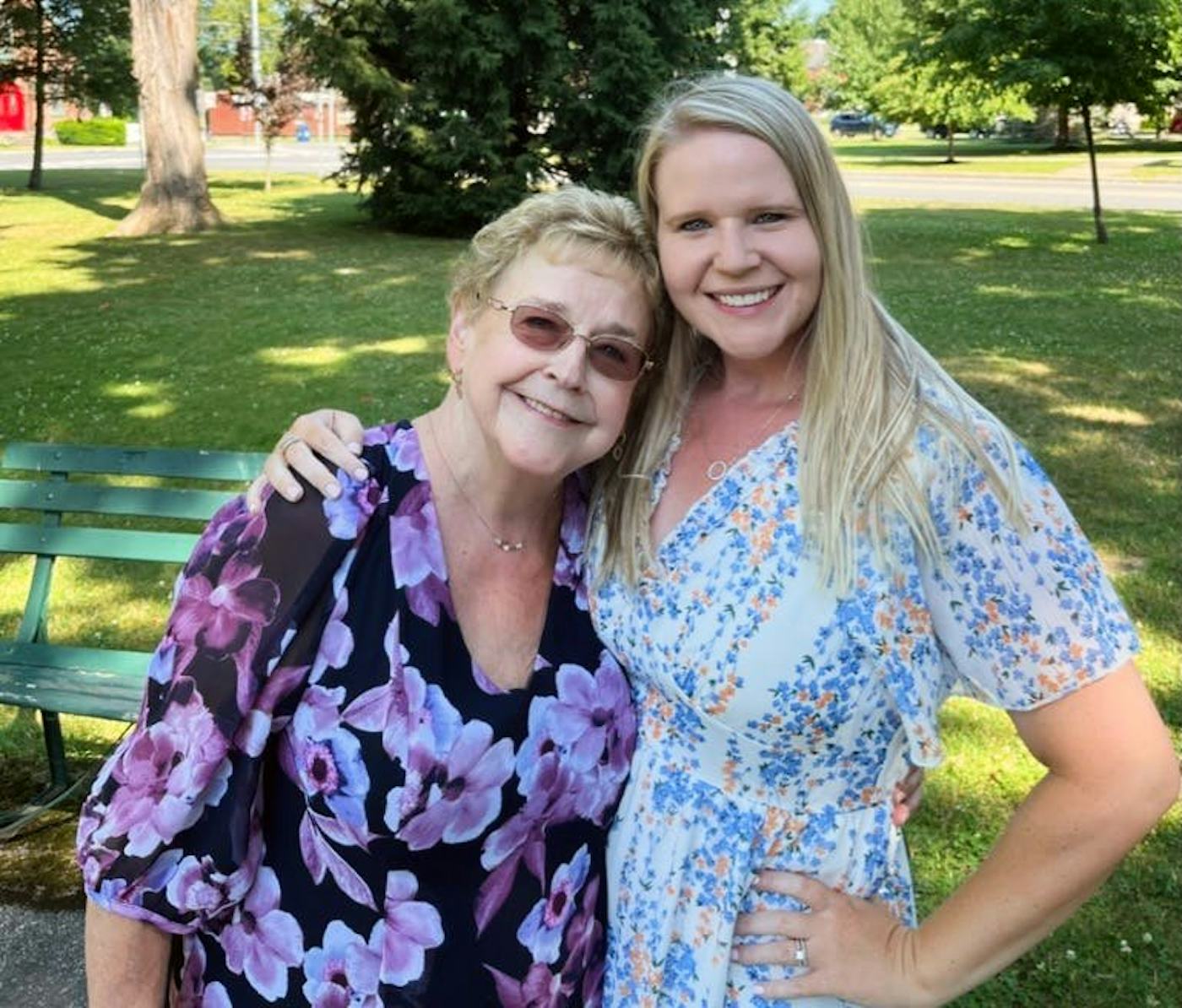 Writer Kelly Schremph smiles in a photo with her mother, who passed away last year from pancreatic cancer.