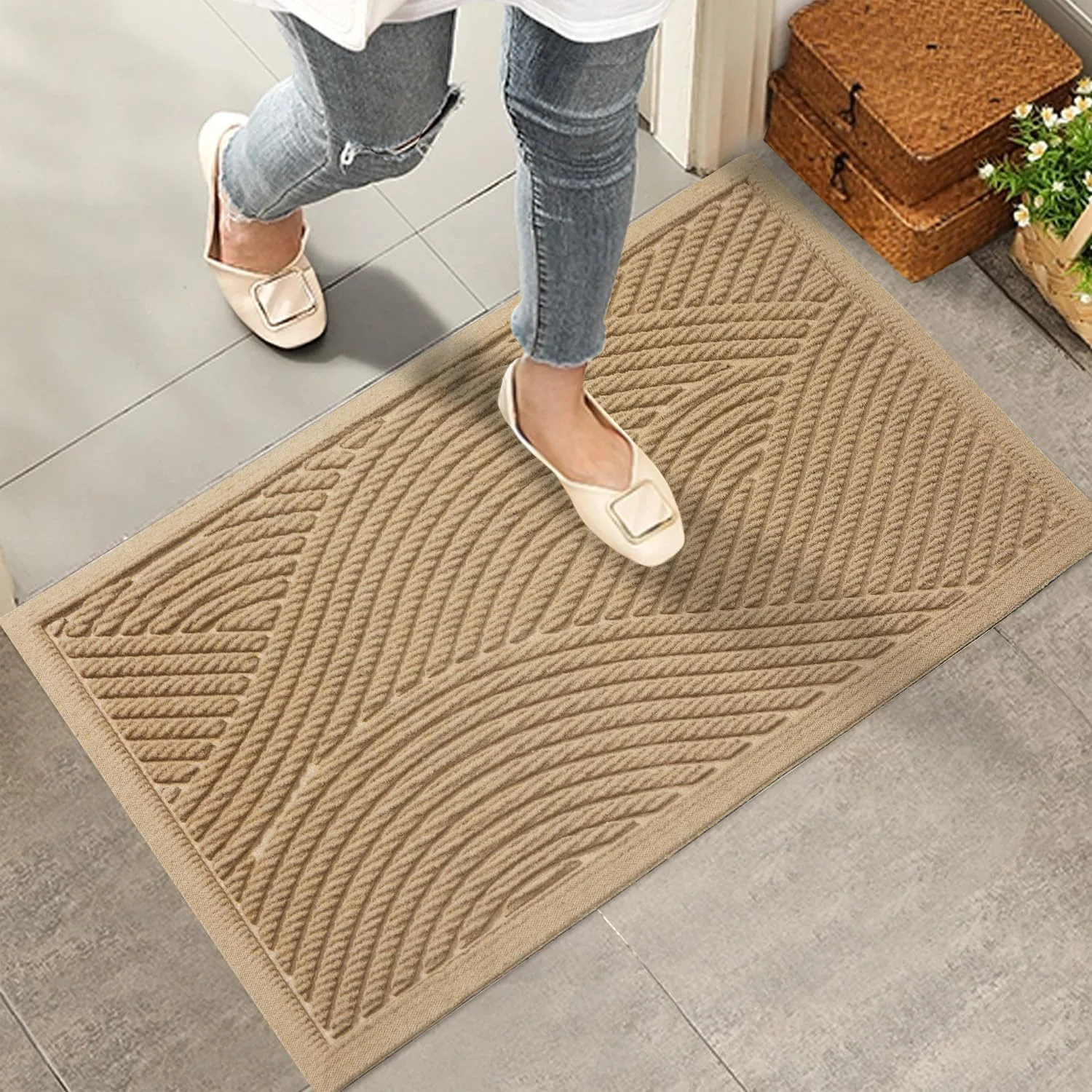 HIYARD Sturdy Front Door Mat