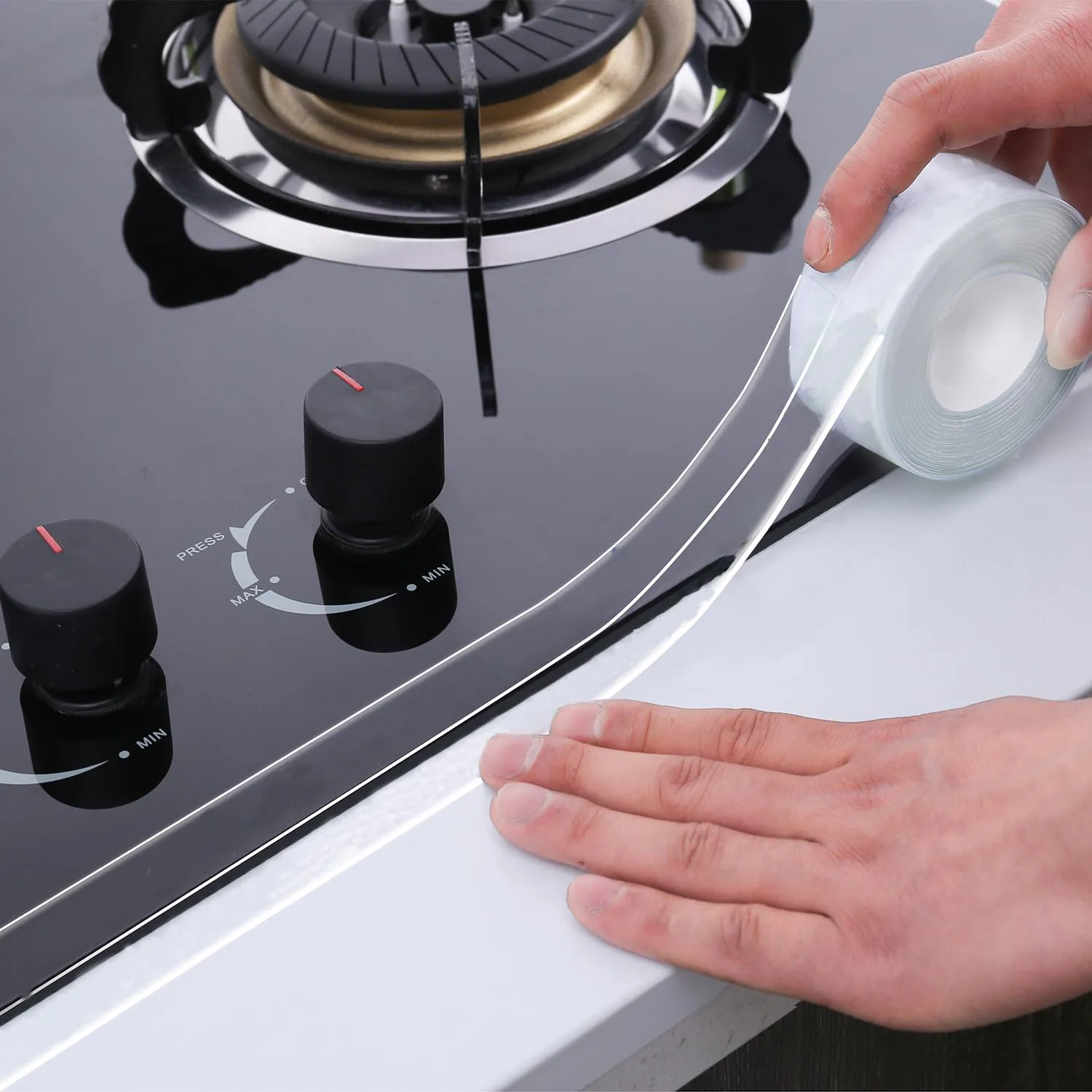 RHRVBSS Clear Caulk Tape