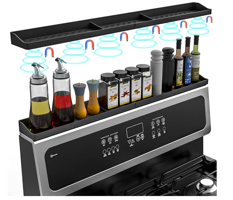 Foeacry Silicone Stove Top Shelf