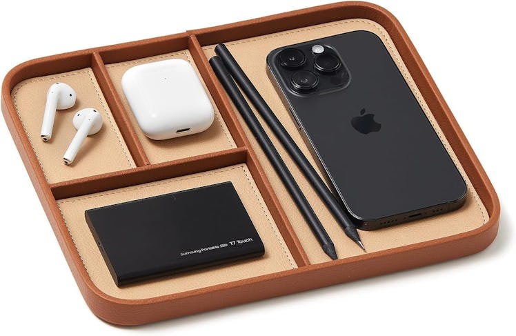 Nordik Leather Valet Tray