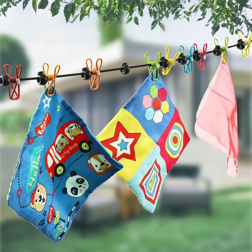 HONGYUTAI Retractable Portable Clothesline