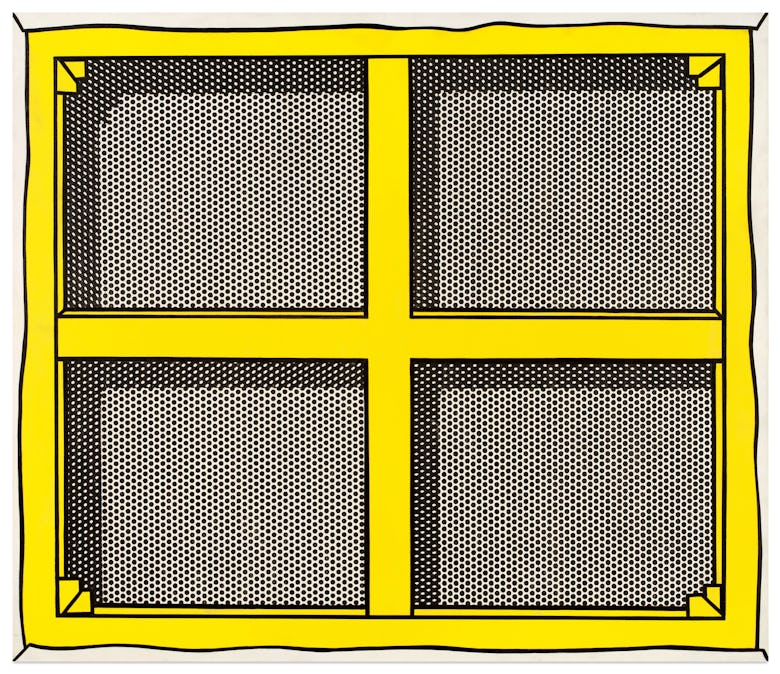 roy lichtenstein stretcher frame