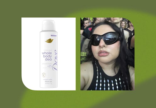 I tested Dove's Whole Body Deodorant Spray at the Charli XCX concert — here's how it held up.