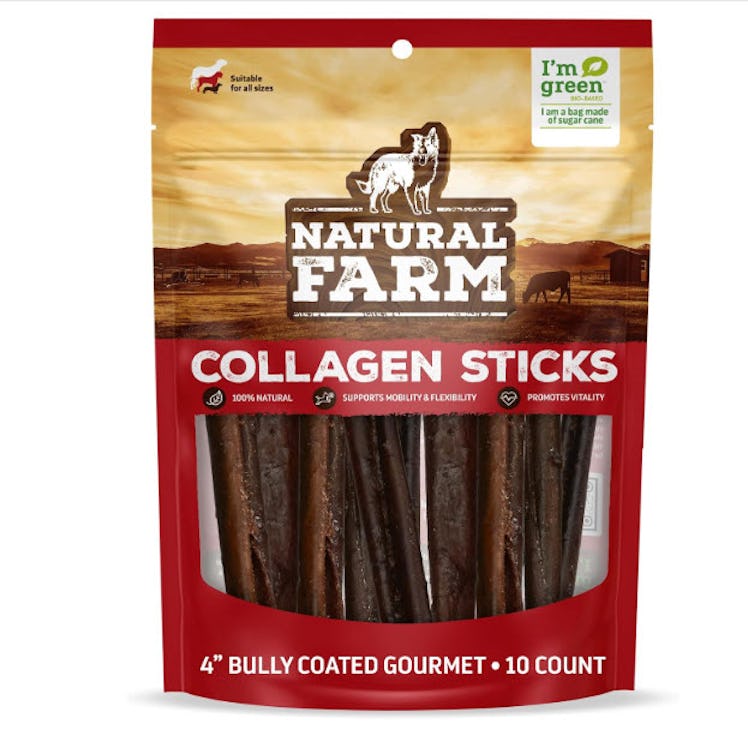Natural Farm Bully Coated Gourmet Collagen Sticks