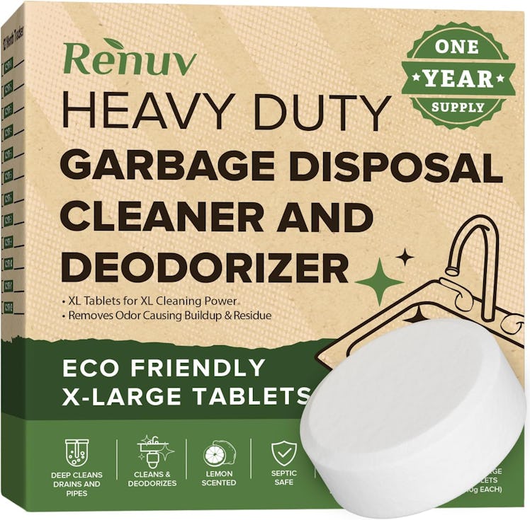 Renuv Garbage Disposal Cleaner and Deodorizer Tablets (12 Count) 