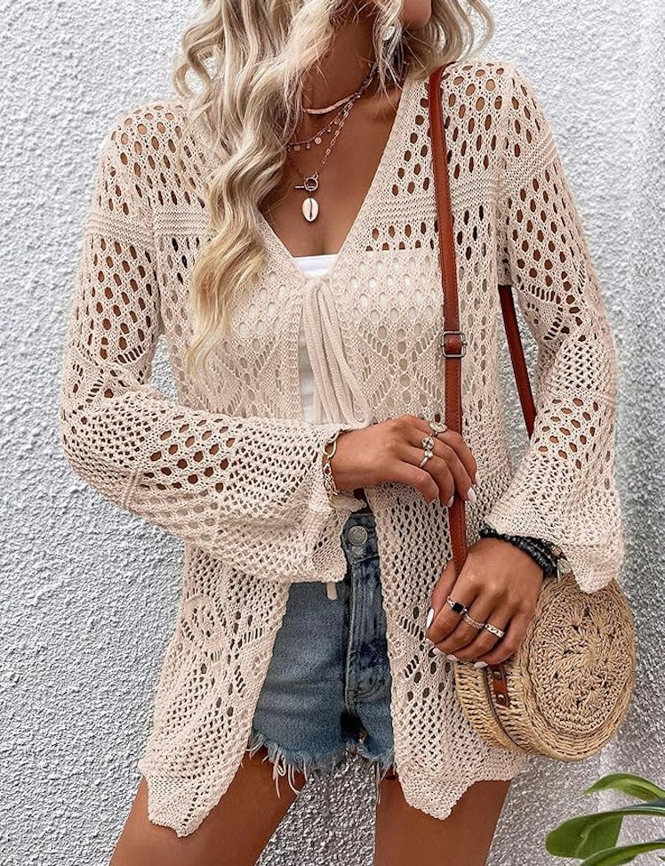 Sirrilcy Crochet Cardigan