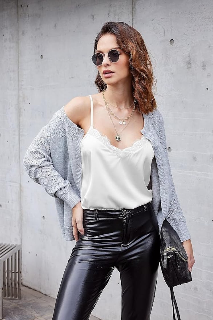 Ekouaer Satin Tank Top (2-Pack)
