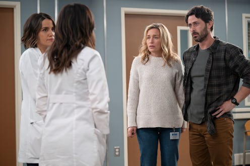Monica, Amelia, and Dylan's parents on Grey's Anatomy. Photo via ABC