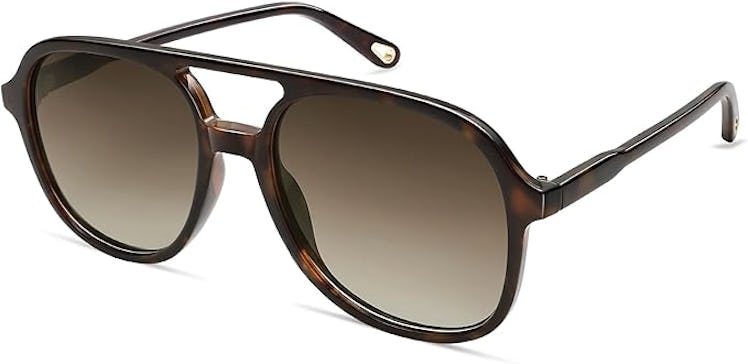 SOJOS Retro Aviator Sunglasses