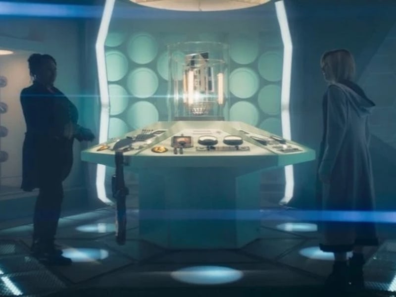 The Fugitive Doctor (Jo Martin) and the 13th Doctor (Jodie Whittaker) in 2020.