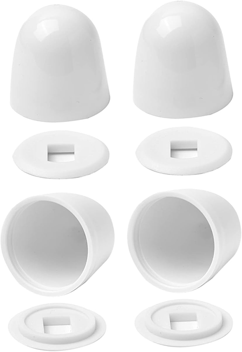 Jwodo Universal Toilet Bolt Caps (4-Pack)