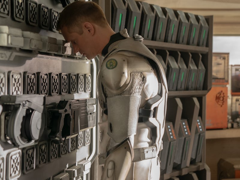 Alexander Skarsgård in 'Murderbot.'