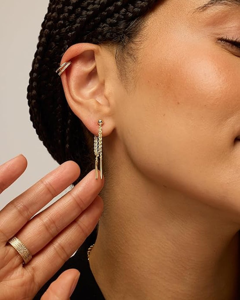 PAVOI Drop Dangle Chain Earrings