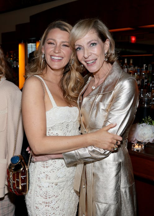 blake lively chanel dinner tribeca allison janney