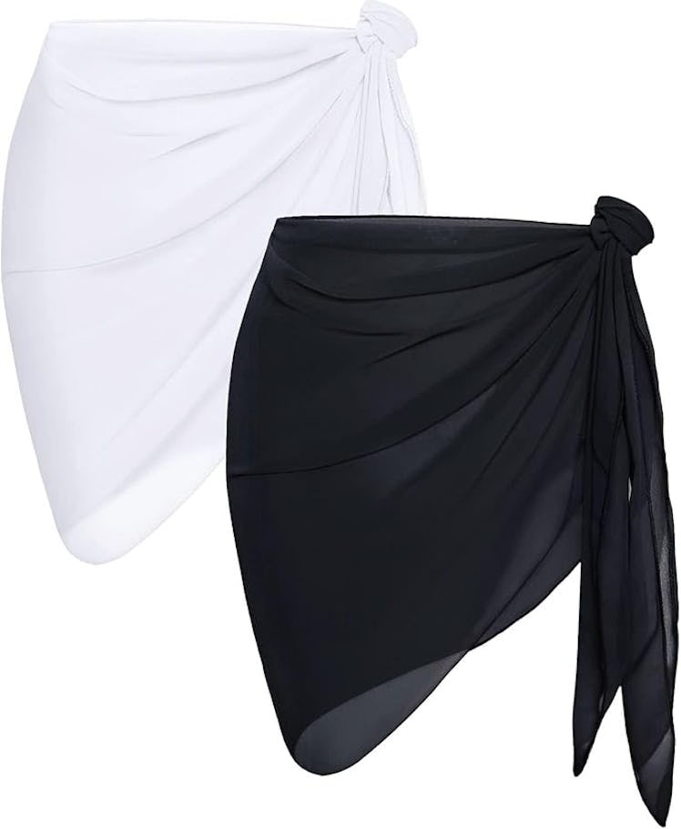 CHICGAL Cover Up Wrap Skirt (2-Pack)
