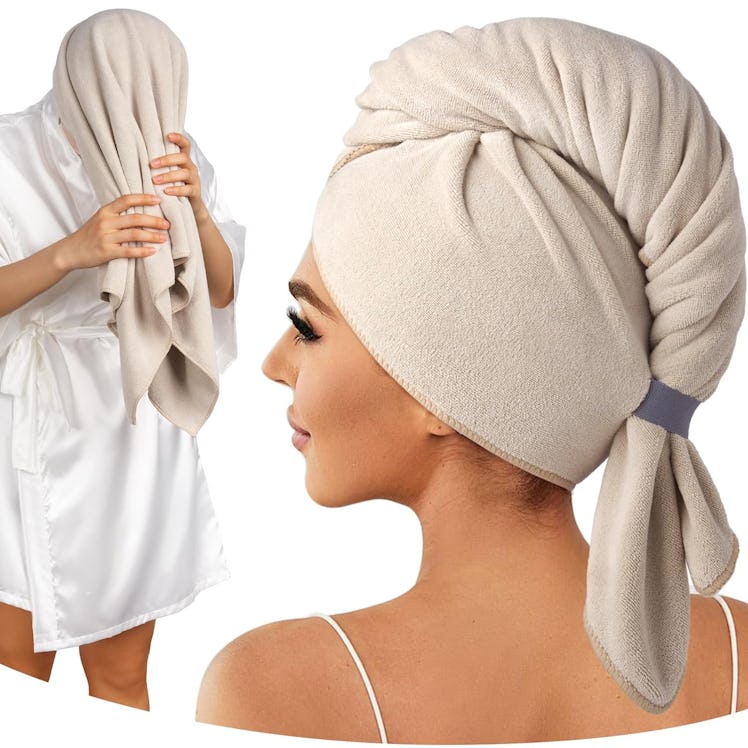 Umisleep 100% Microfiber Hair Towel