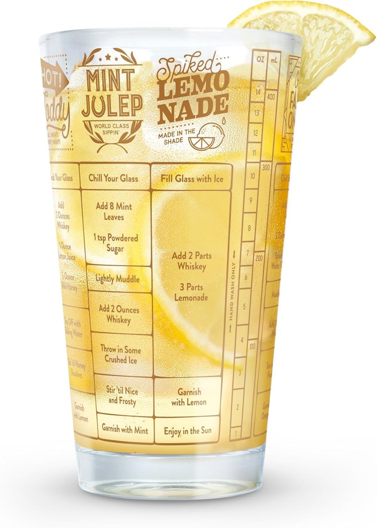 Genuine Fred Good Measure Cocktail Recipe Glass