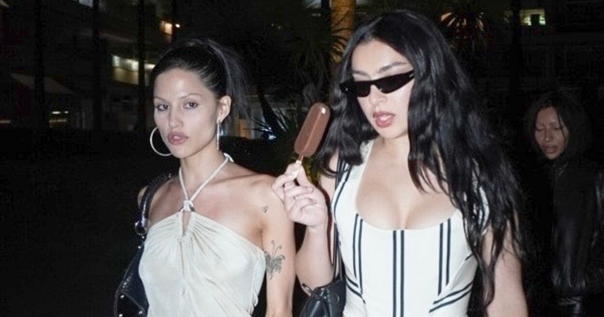 Charli XCX & Gabbriette Nail Same-Same-But-Different Dressing In London