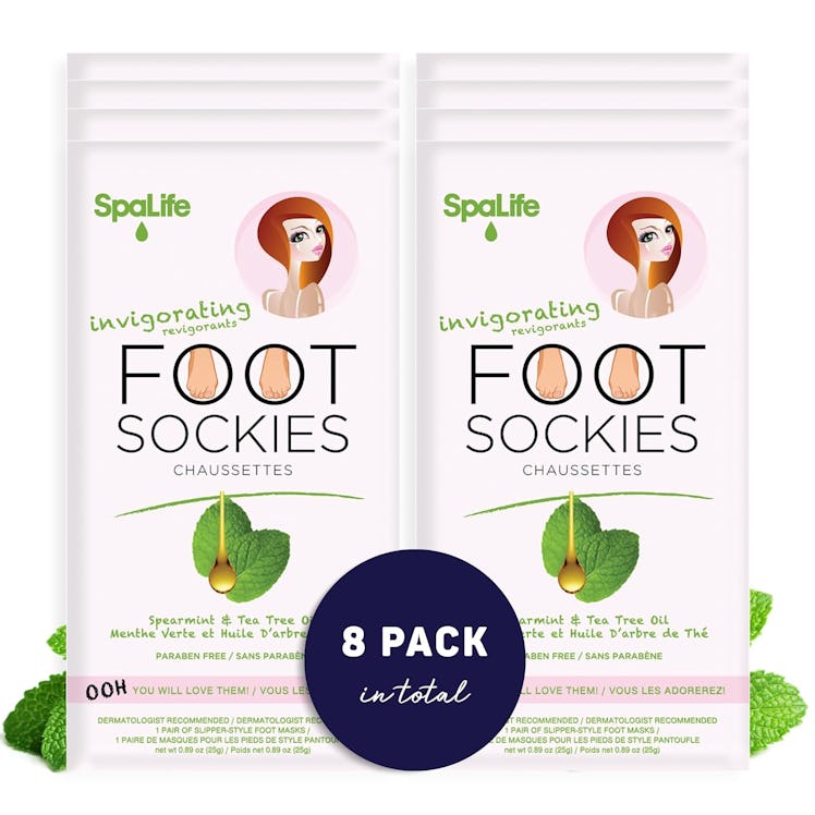 SpaLife Softening Foot Sockies (8-Pack)