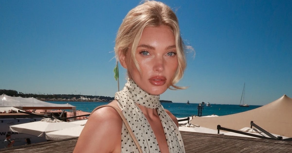 Elsa Hosk's See-Through Look Flaunted Her Panties - & Her Toes